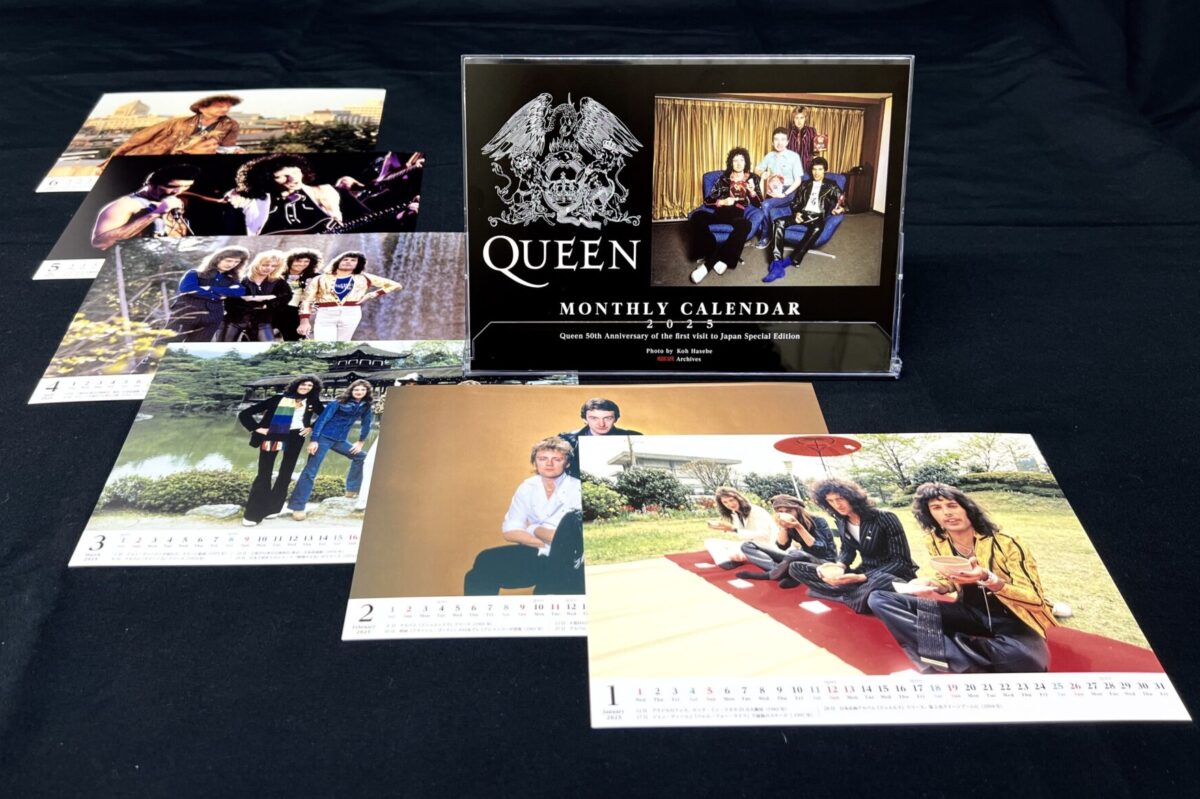 イギリスのレジェンドバンド“クイーン”の初の国内仕様2025カレンダーが